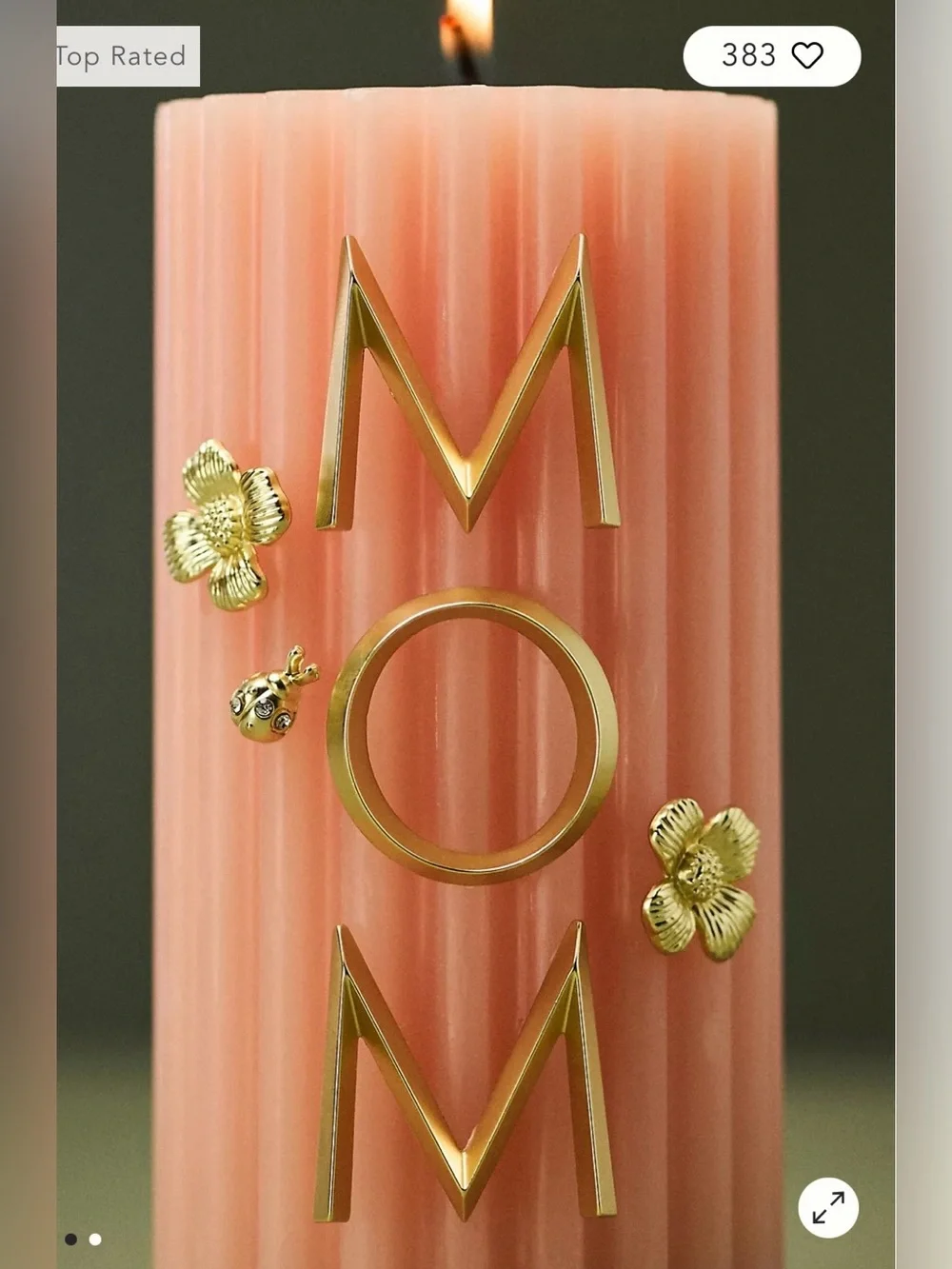 NIB Anthropologie Mom Candle Charm